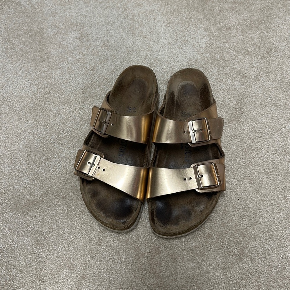 Birkenstock Arizona Rose gold size 41